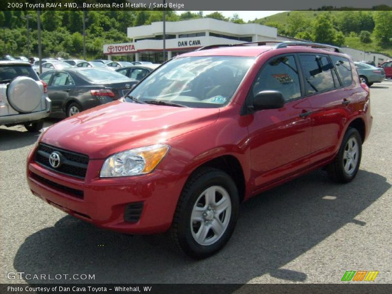 Barcelona Red Metallic / Sand Beige 2009 Toyota RAV4 4WD