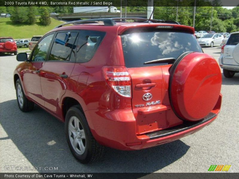 Barcelona Red Metallic / Sand Beige 2009 Toyota RAV4 4WD