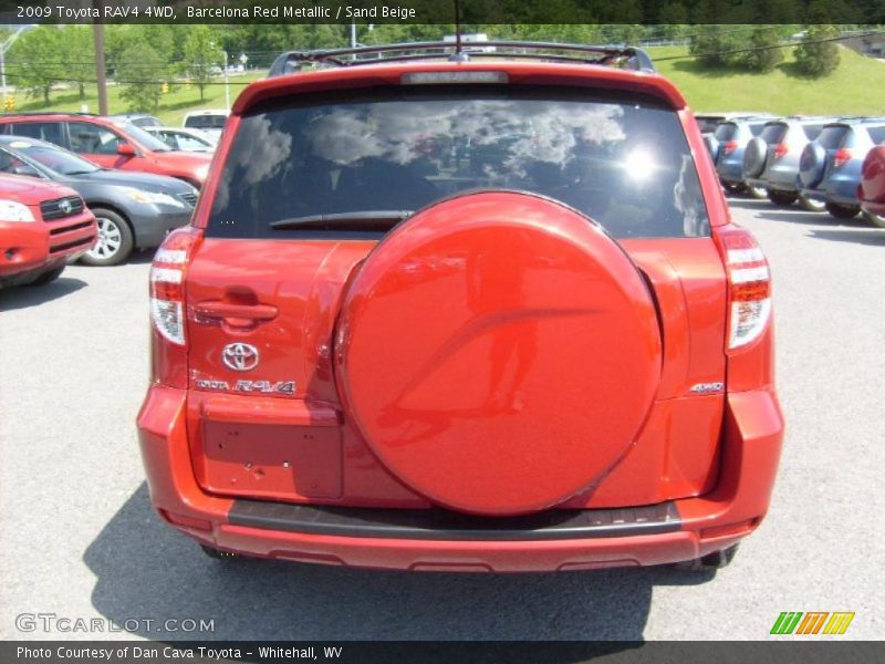 Barcelona Red Metallic / Sand Beige 2009 Toyota RAV4 4WD