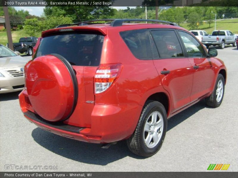 Barcelona Red Metallic / Sand Beige 2009 Toyota RAV4 4WD
