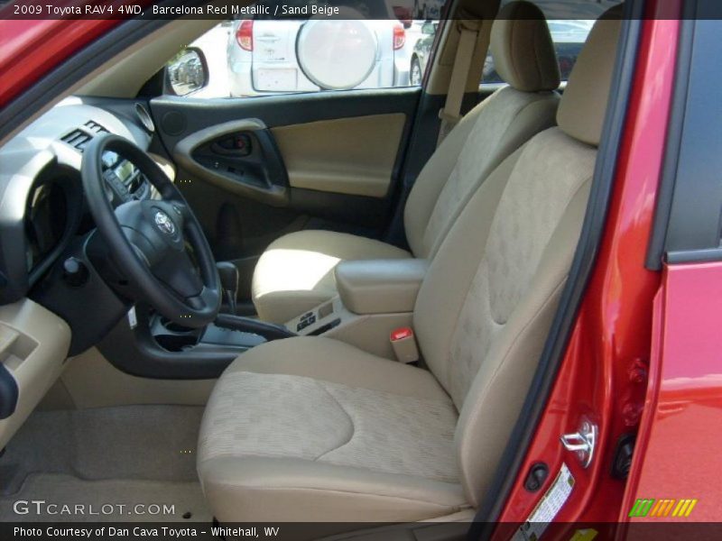Barcelona Red Metallic / Sand Beige 2009 Toyota RAV4 4WD