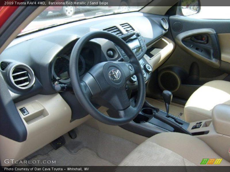 Barcelona Red Metallic / Sand Beige 2009 Toyota RAV4 4WD