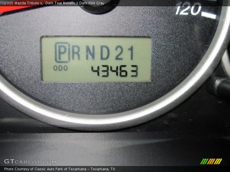 Dark Teal Metallic / Dark Flint Gray 2005 Mazda Tribute s