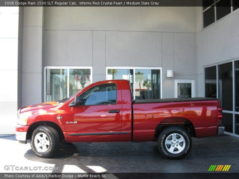 Inferno Red Crystal Pearl / Medium Slate Gray 2008 Dodge Ram 1500 SLT Regular Cab