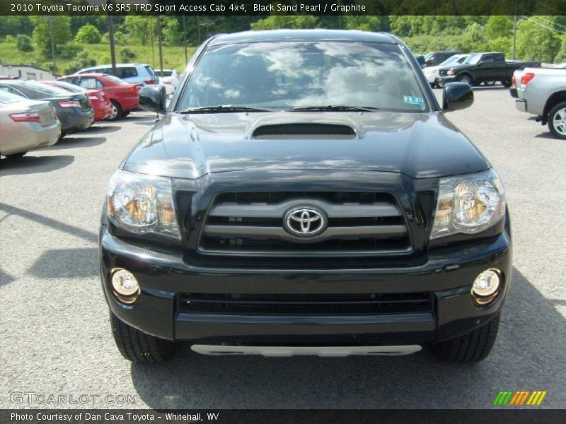 Black Sand Pearl / Graphite 2010 Toyota Tacoma V6 SR5 TRD Sport Access Cab 4x4
