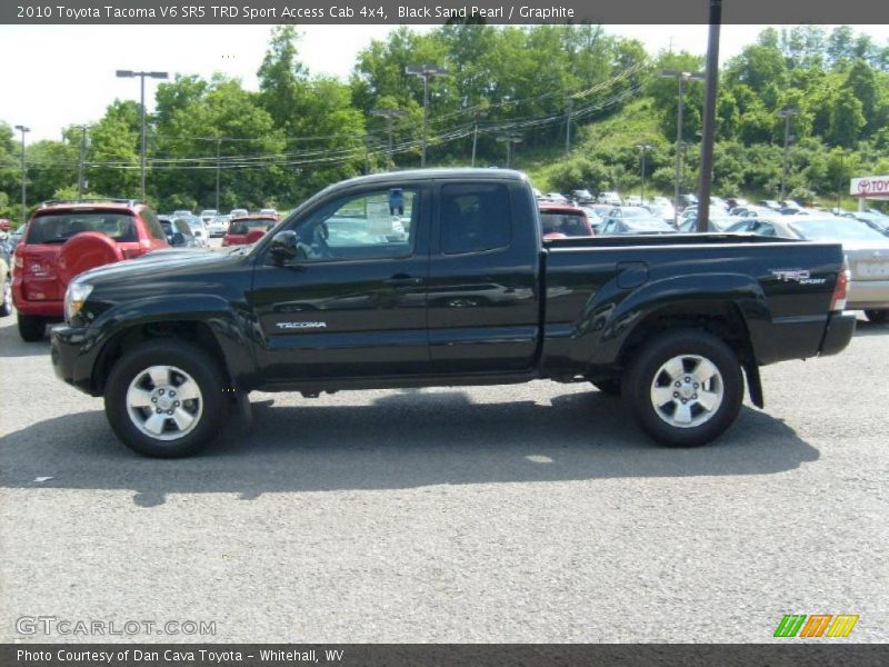 Black Sand Pearl / Graphite 2010 Toyota Tacoma V6 SR5 TRD Sport Access Cab 4x4