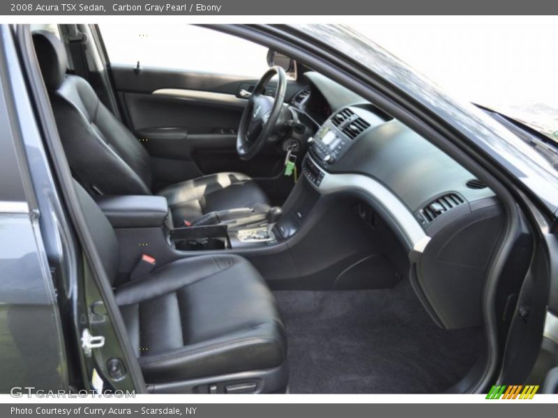 Carbon Gray Pearl / Ebony 2008 Acura TSX Sedan