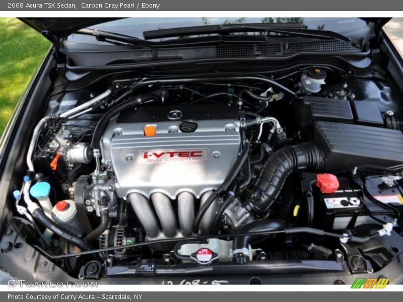 Carbon Gray Pearl / Ebony 2008 Acura TSX Sedan