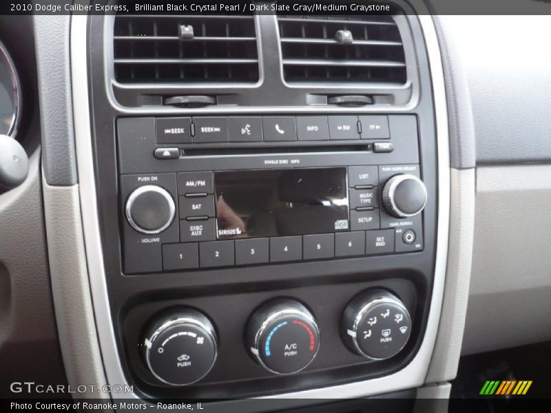 Brilliant Black Crystal Pearl / Dark Slate Gray/Medium Graystone 2010 Dodge Caliber Express