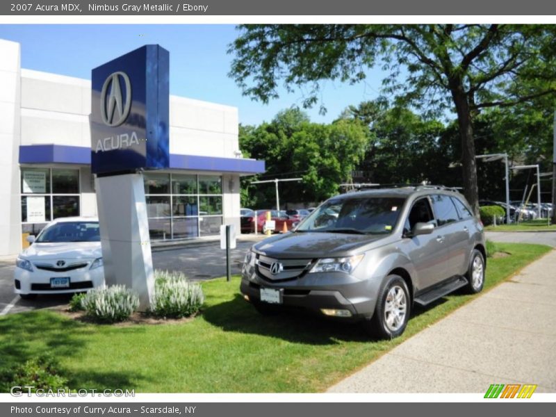 Nimbus Gray Metallic / Ebony 2007 Acura MDX