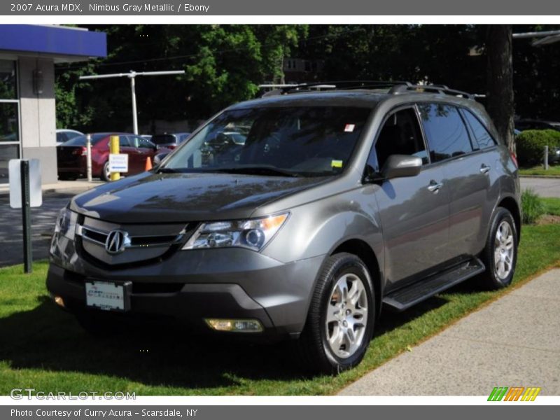 Nimbus Gray Metallic / Ebony 2007 Acura MDX