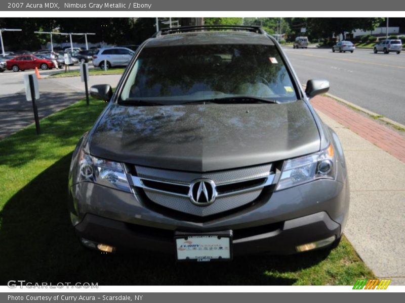 Nimbus Gray Metallic / Ebony 2007 Acura MDX