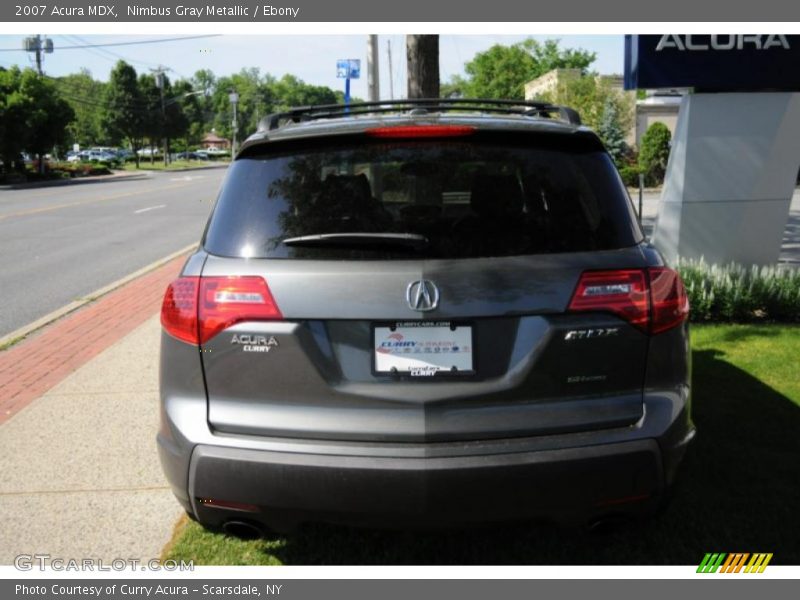 Nimbus Gray Metallic / Ebony 2007 Acura MDX
