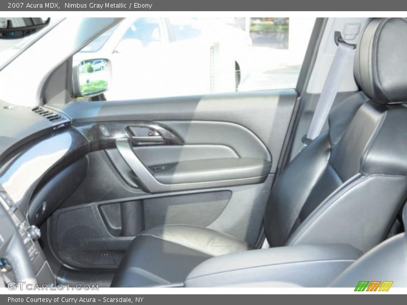 Nimbus Gray Metallic / Ebony 2007 Acura MDX