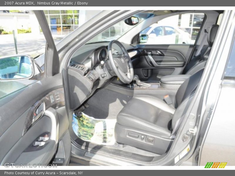 Nimbus Gray Metallic / Ebony 2007 Acura MDX