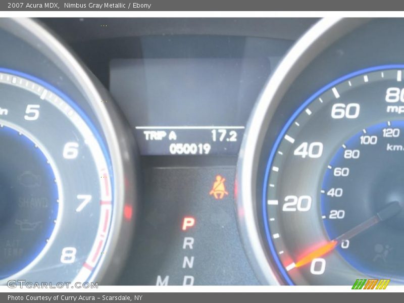 Nimbus Gray Metallic / Ebony 2007 Acura MDX