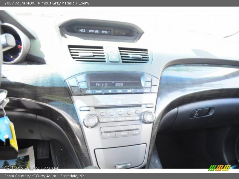 Nimbus Gray Metallic / Ebony 2007 Acura MDX