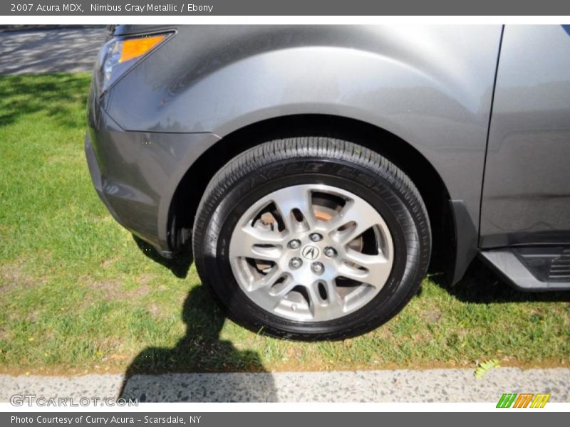 Nimbus Gray Metallic / Ebony 2007 Acura MDX