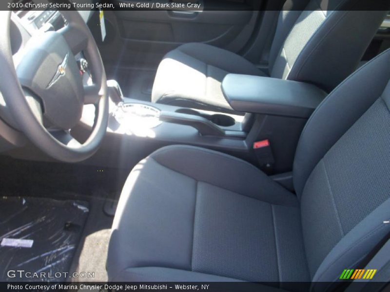 White Gold / Dark Slate Gray 2010 Chrysler Sebring Touring Sedan