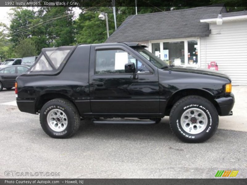 Ebony Black / Gray 1992 Isuzu Amigo S