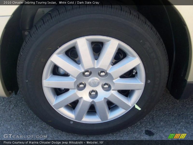 White Gold / Dark Slate Gray 2010 Chrysler Sebring Touring Sedan