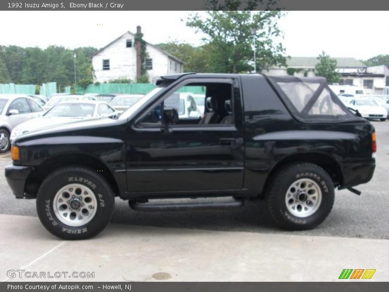 Ebony Black / Gray 1992 Isuzu Amigo S