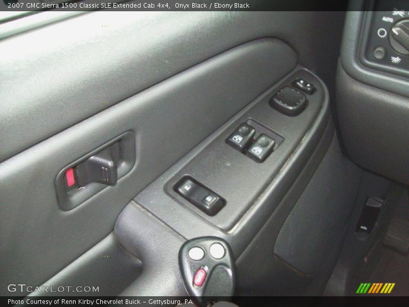 Onyx Black / Ebony Black 2007 GMC Sierra 1500 Classic SLE Extended Cab 4x4