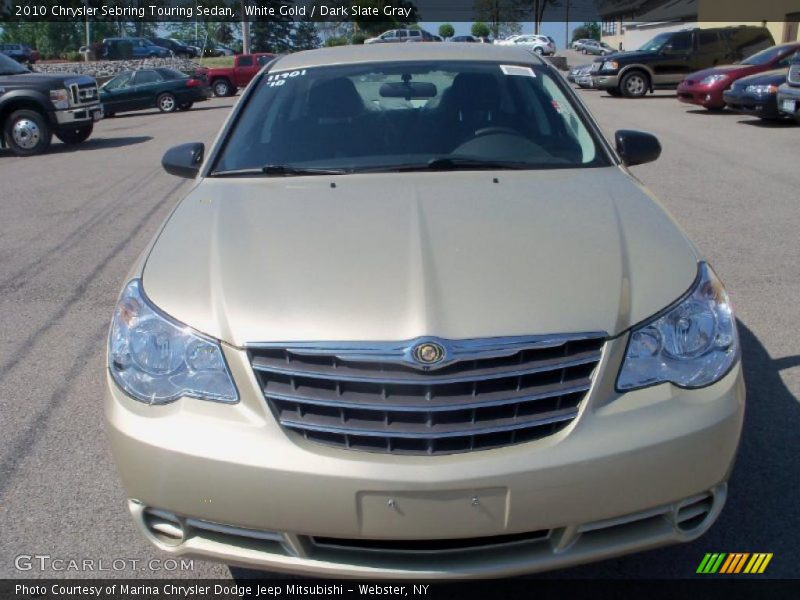 White Gold / Dark Slate Gray 2010 Chrysler Sebring Touring Sedan