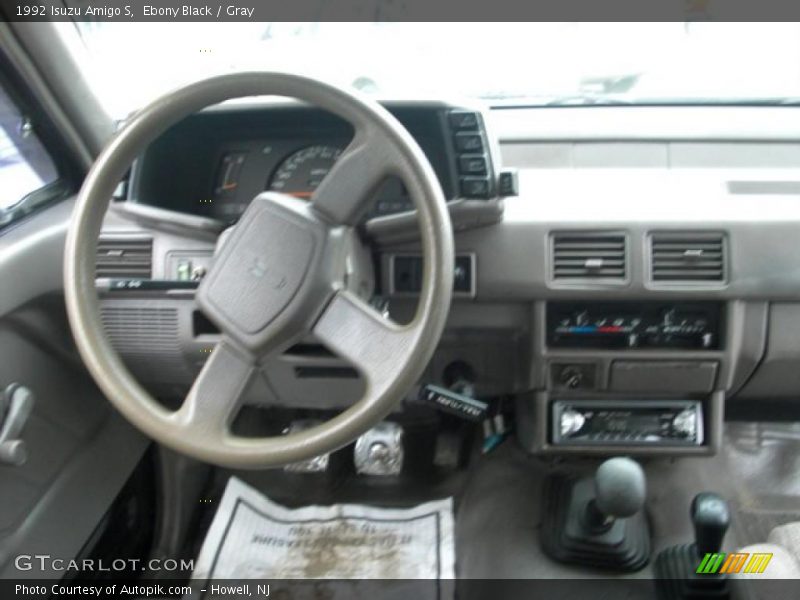 Ebony Black / Gray 1992 Isuzu Amigo S