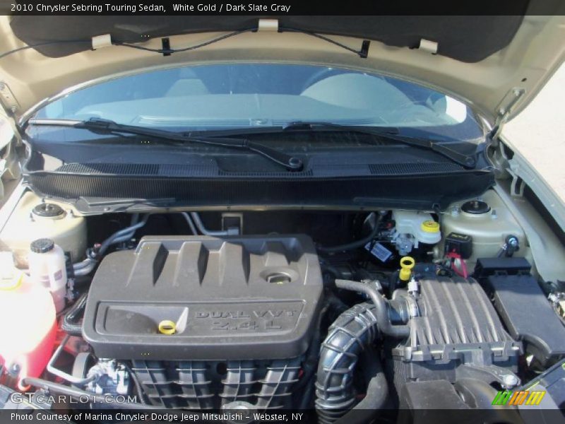 White Gold / Dark Slate Gray 2010 Chrysler Sebring Touring Sedan