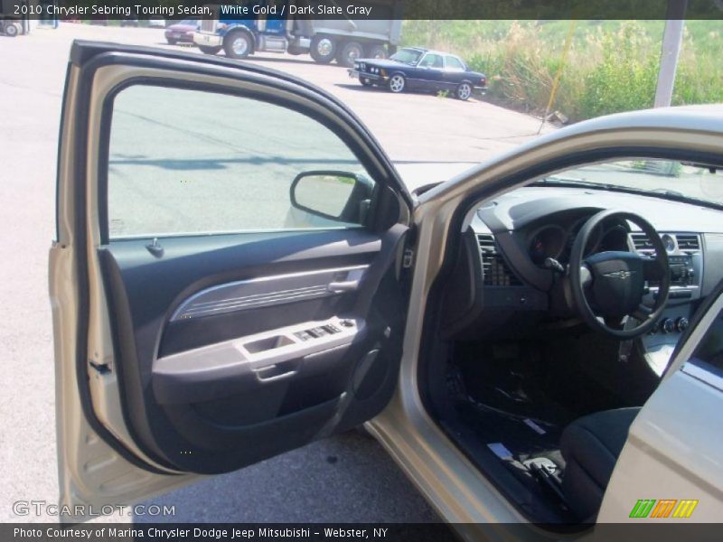 White Gold / Dark Slate Gray 2010 Chrysler Sebring Touring Sedan