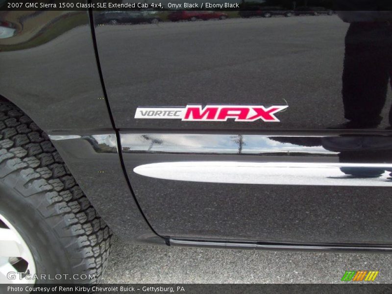 Onyx Black / Ebony Black 2007 GMC Sierra 1500 Classic SLE Extended Cab 4x4