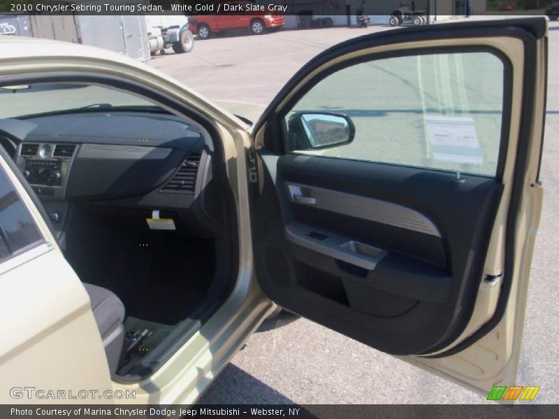 White Gold / Dark Slate Gray 2010 Chrysler Sebring Touring Sedan