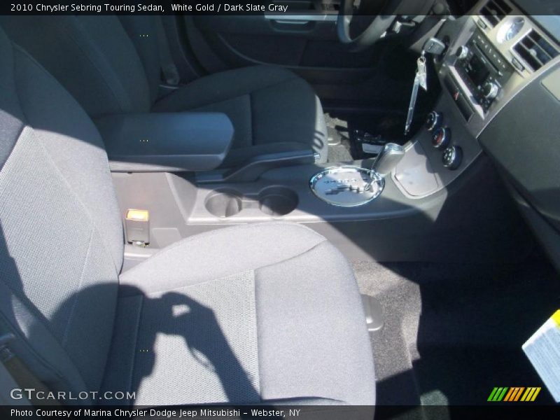 White Gold / Dark Slate Gray 2010 Chrysler Sebring Touring Sedan