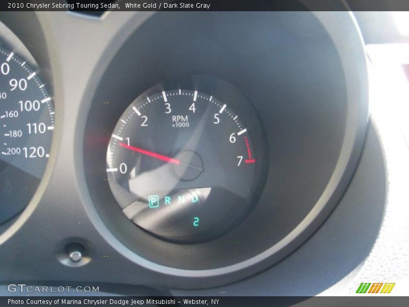 White Gold / Dark Slate Gray 2010 Chrysler Sebring Touring Sedan