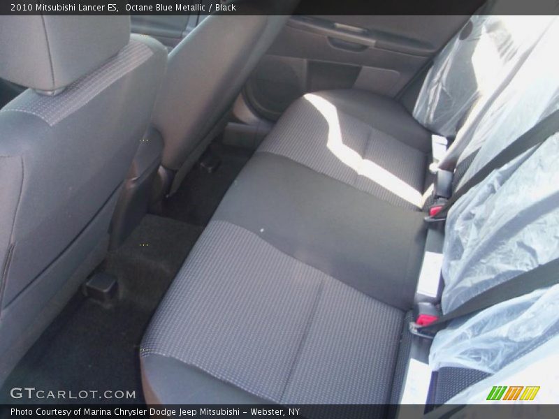 Octane Blue Metallic / Black 2010 Mitsubishi Lancer ES