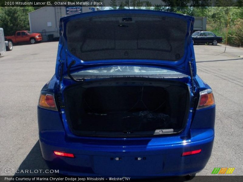 Octane Blue Metallic / Black 2010 Mitsubishi Lancer ES