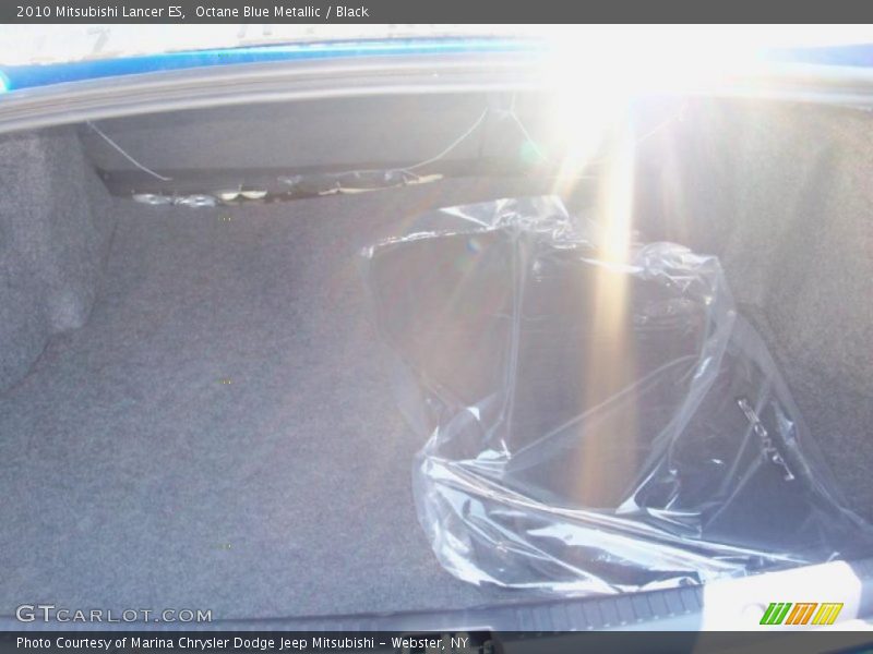Octane Blue Metallic / Black 2010 Mitsubishi Lancer ES