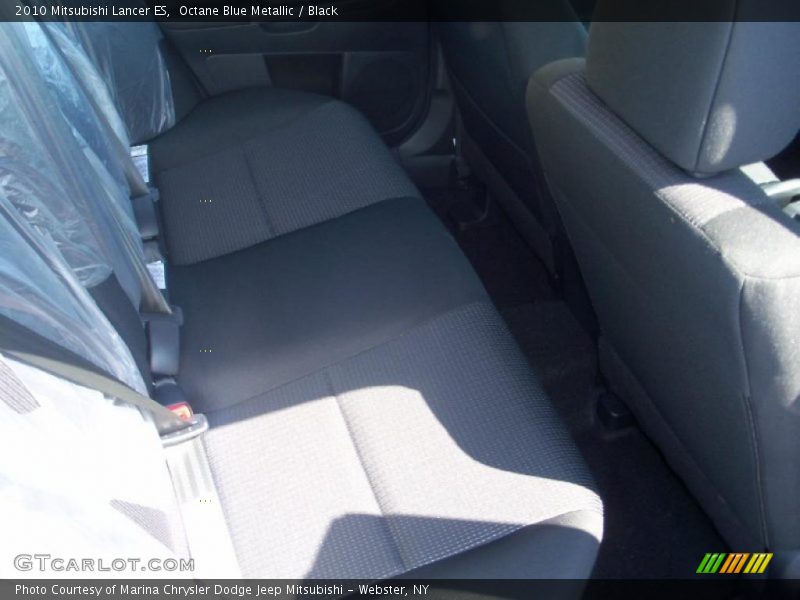 Octane Blue Metallic / Black 2010 Mitsubishi Lancer ES