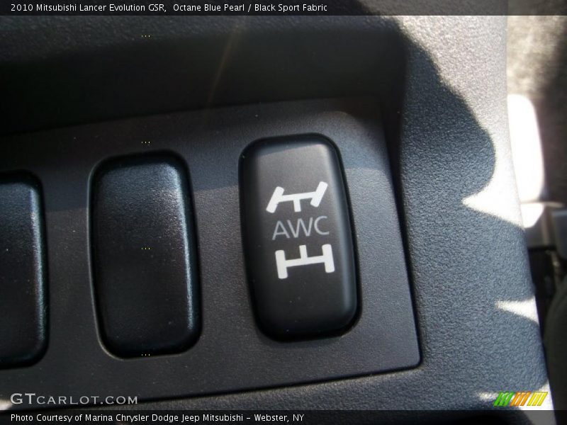 Octane Blue Pearl / Black Sport Fabric 2010 Mitsubishi Lancer Evolution GSR