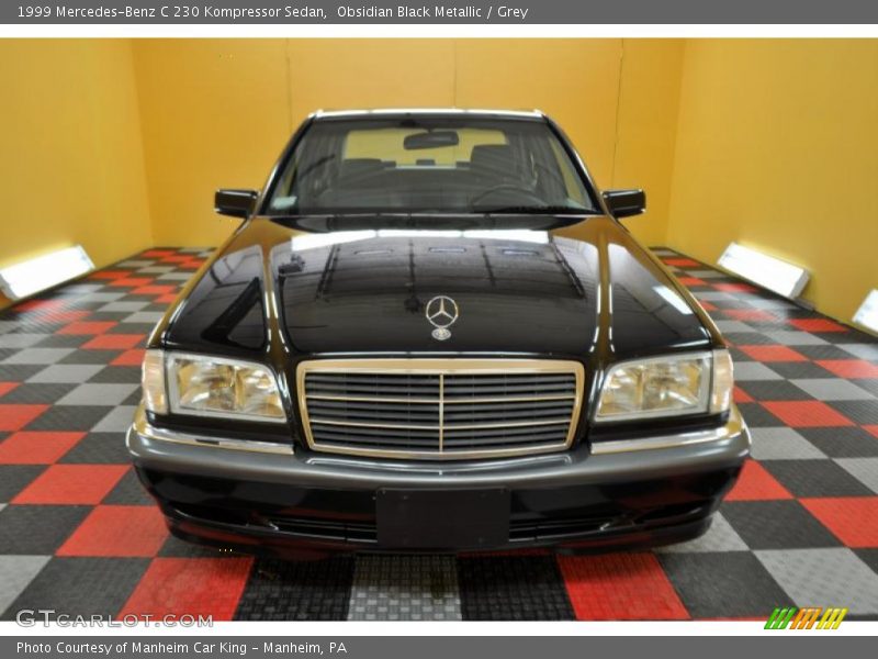 Obsidian Black Metallic / Grey 1999 Mercedes-Benz C 230 Kompressor Sedan