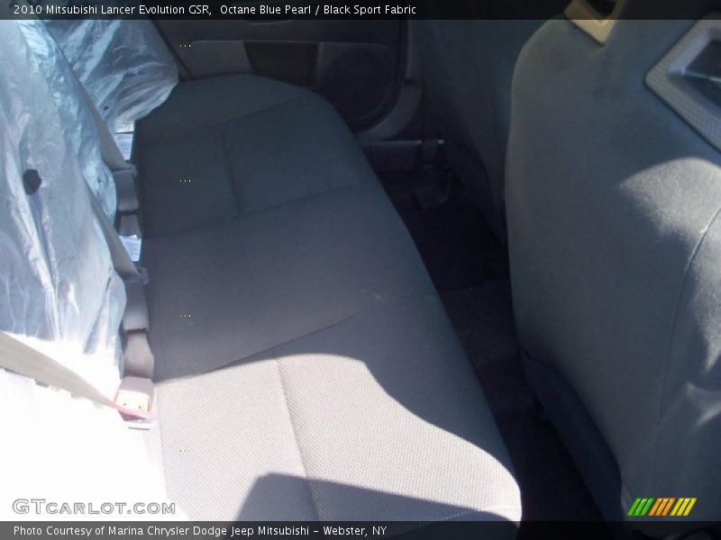 Octane Blue Pearl / Black Sport Fabric 2010 Mitsubishi Lancer Evolution GSR