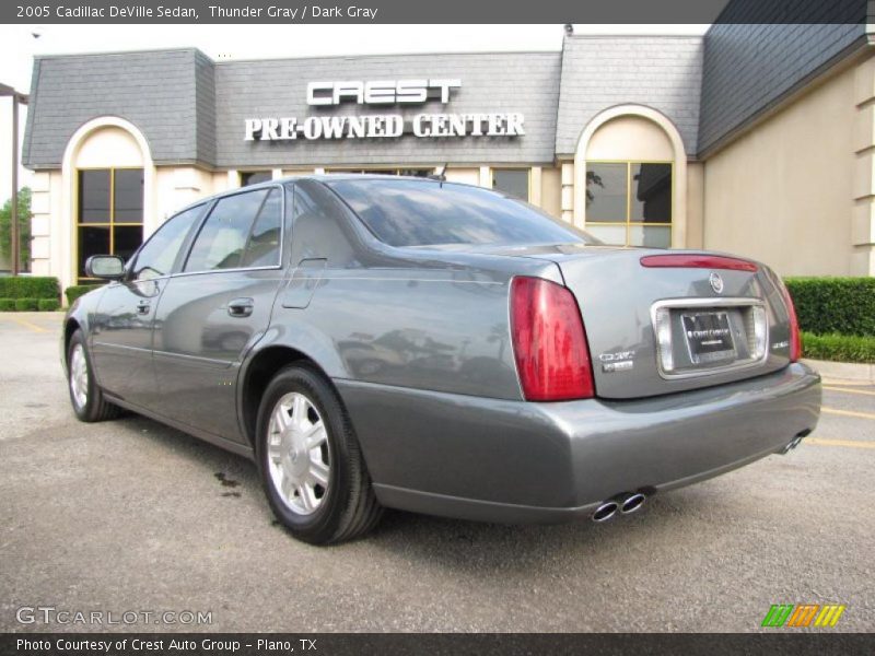 Thunder Gray / Dark Gray 2005 Cadillac DeVille Sedan