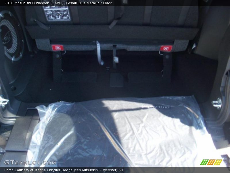 Cosmic Blue Metallic / Black 2010 Mitsubishi Outlander SE 4WD