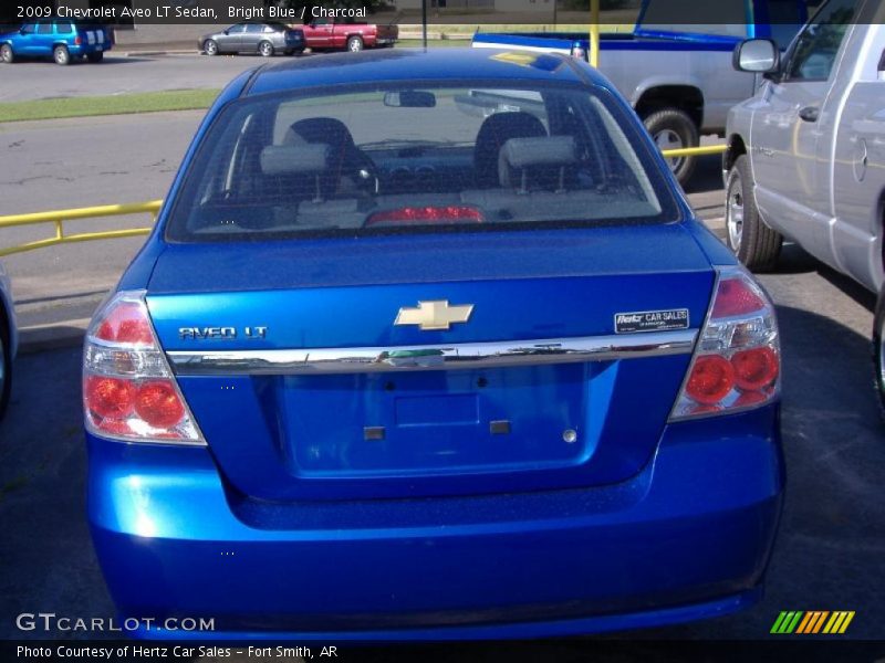 Bright Blue / Charcoal 2009 Chevrolet Aveo LT Sedan