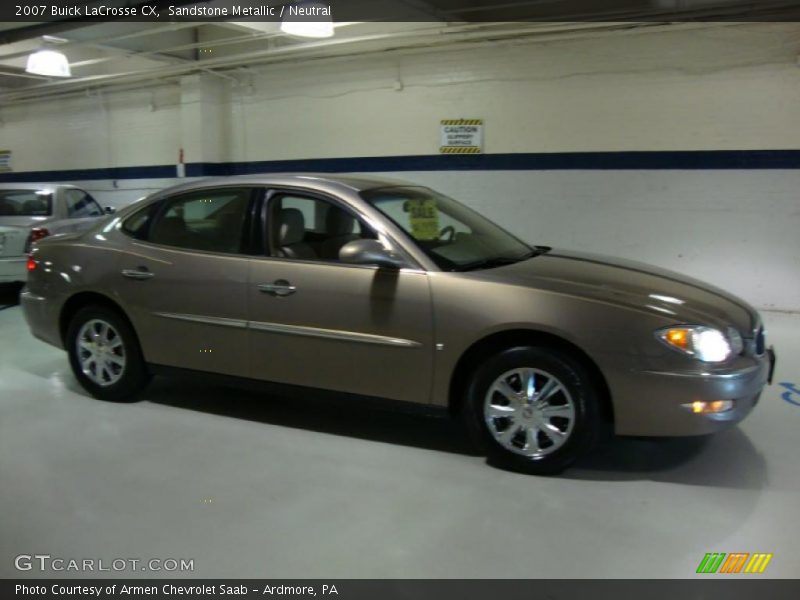 Sandstone Metallic / Neutral 2007 Buick LaCrosse CX