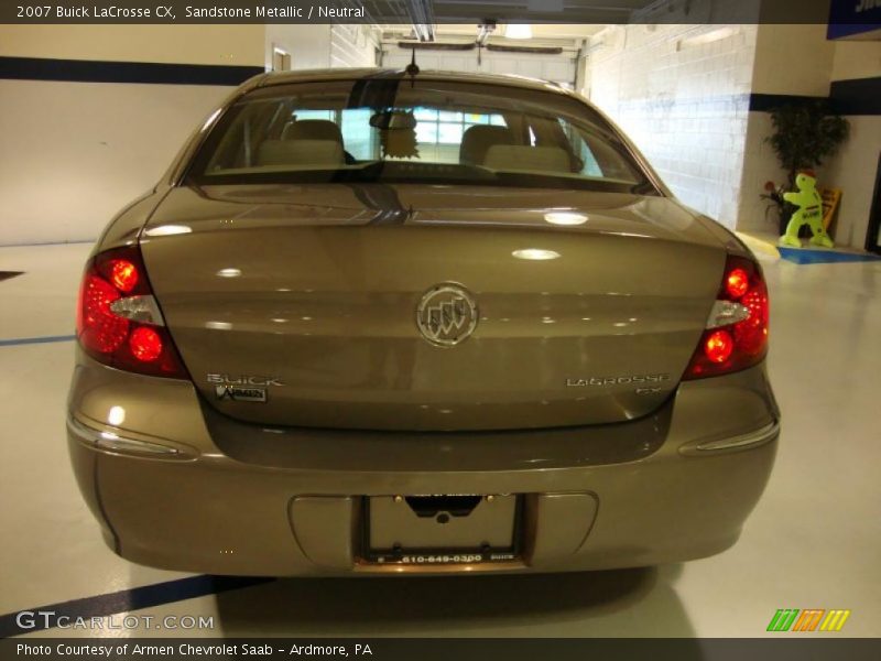 Sandstone Metallic / Neutral 2007 Buick LaCrosse CX