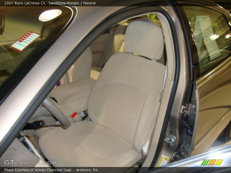 Sandstone Metallic / Neutral 2007 Buick LaCrosse CX