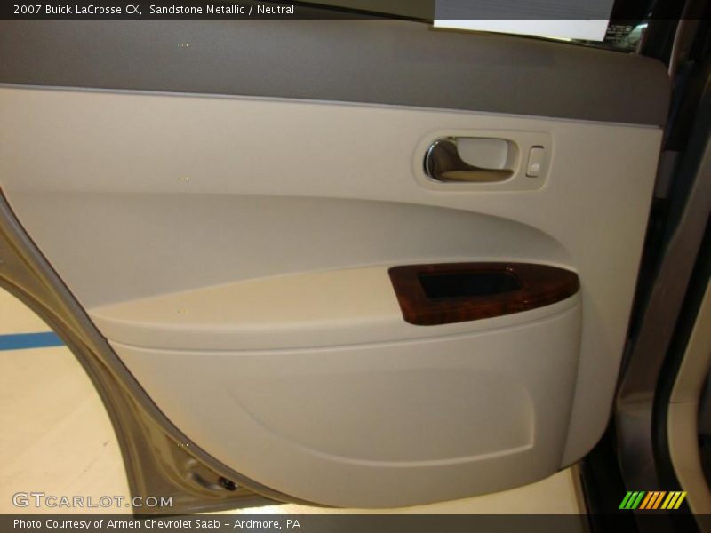 Sandstone Metallic / Neutral 2007 Buick LaCrosse CX