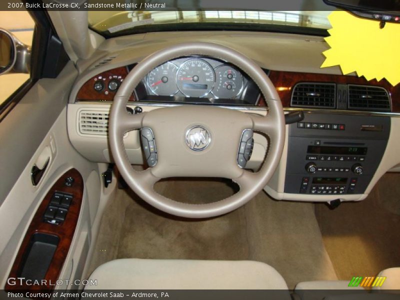 Sandstone Metallic / Neutral 2007 Buick LaCrosse CX